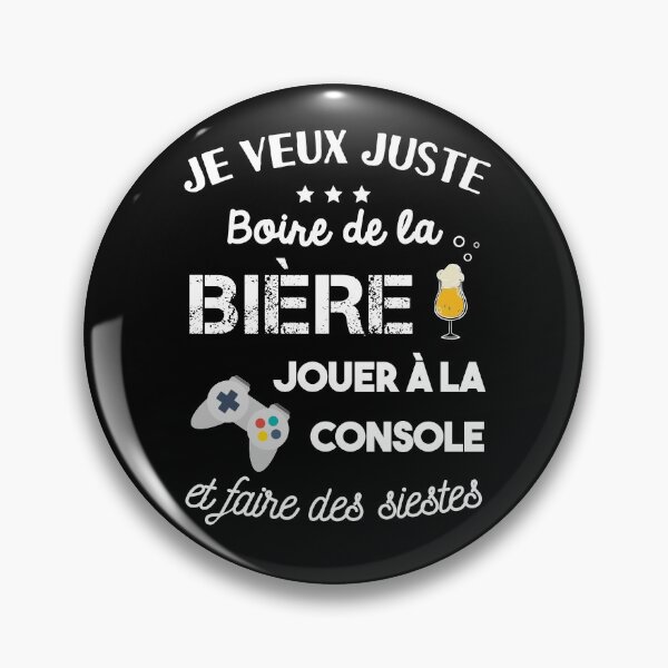 Item preview, i just want to play the console and drink beer designed and sold by Catcrea.