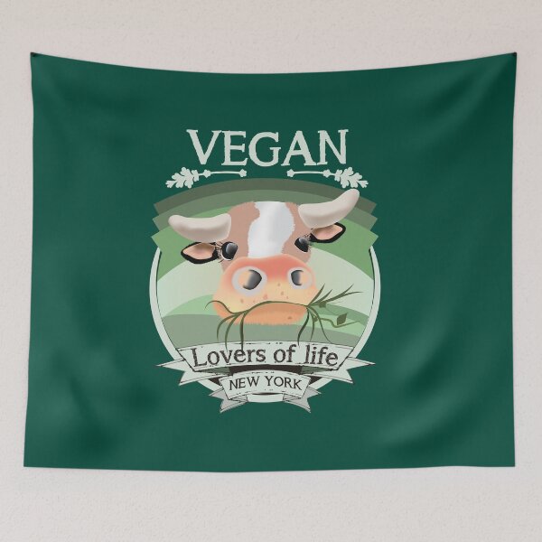 Item preview, Vegan - Lovers of life_New York (light lettering) designed and sold by Arteria Mix.