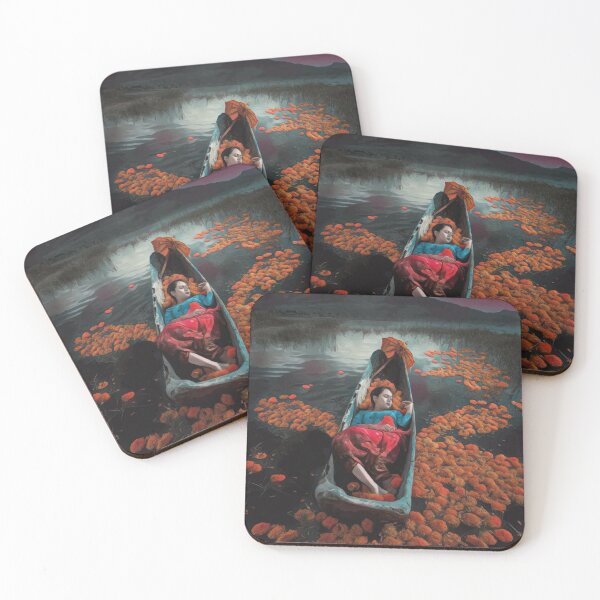 Item preview, Girl in flowers - Art designed and sold by 6athed.