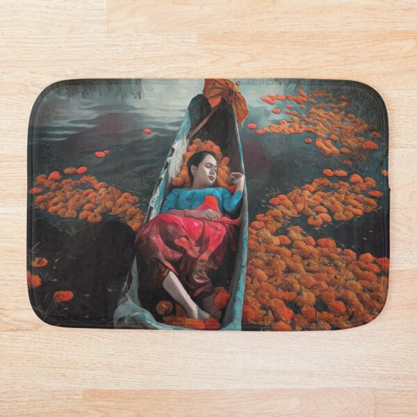 Item preview, Girl in flowers - Art designed and sold by 6athed.