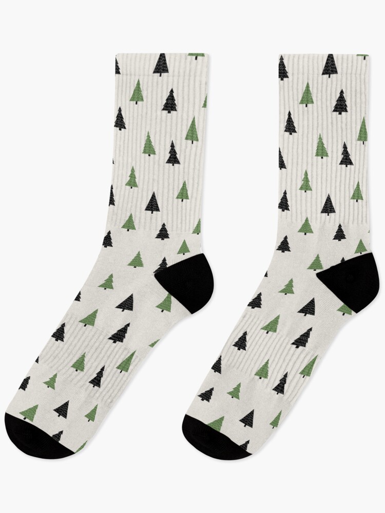 Thumbnail 1 of 5, Socks, Christmas Trees designed and sold by rianfee.