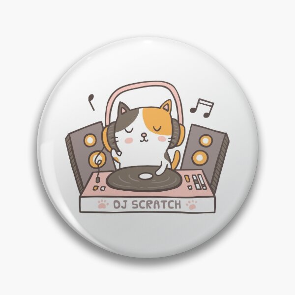 Item preview, Funny DJ Scratch Cat On Turntable designed and sold by rustydoodle.
