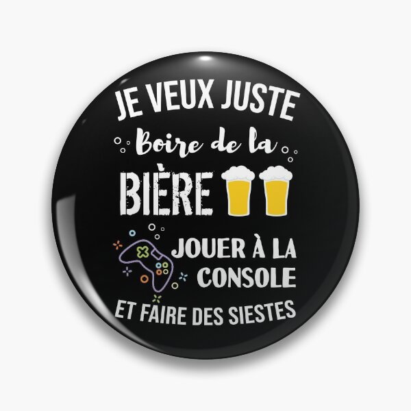 Item preview, i just want to play the console and drink beer designed and sold by Catcrea.