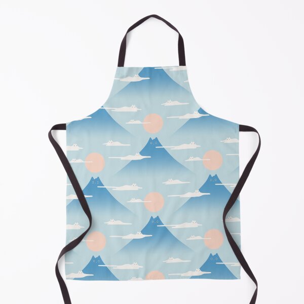 Item preview, Cats mountains clouds pattern 1 designed and sold by ilovedoodle.
