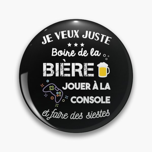 Item preview, i just want to play the console and drink beer designed and sold by Catcrea.
