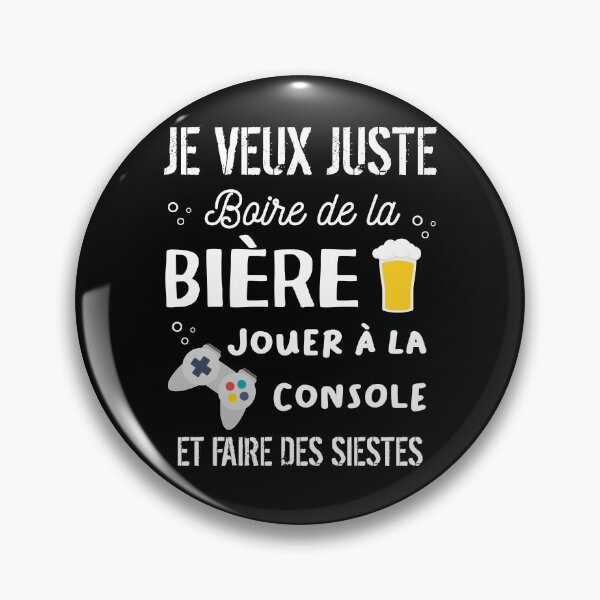 Item preview, i just want to play the console and drink beer designed and sold by Catcrea.