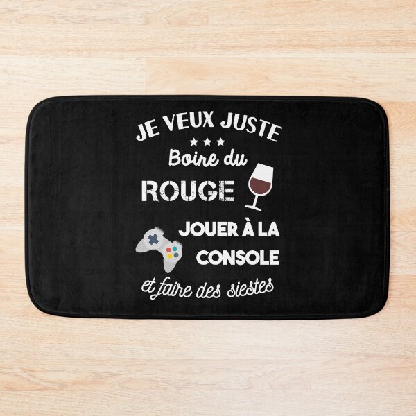 Item preview, i just wanna play the console and drink some wine designed and sold by Catcrea.