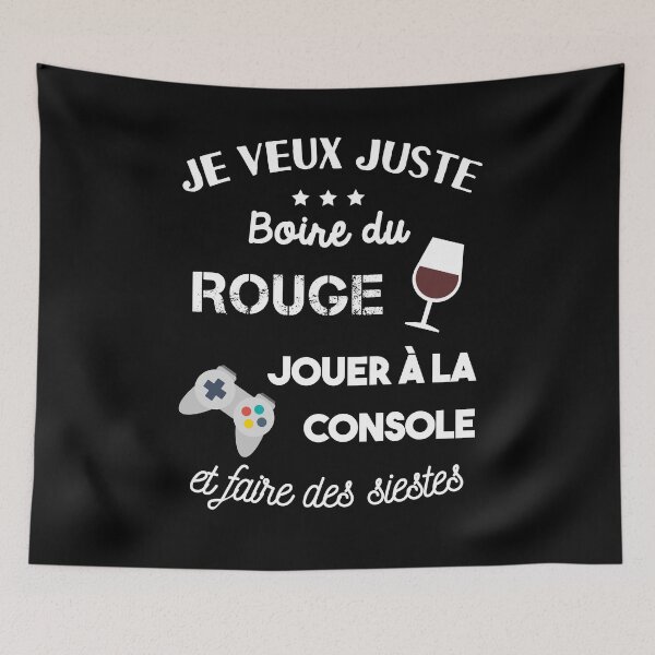 Item preview, i just wanna play the console and drink some wine designed and sold by Catcrea.