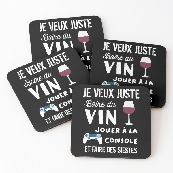 Item preview, i just wanna play the console and drink some wine designed and sold by Catcrea.