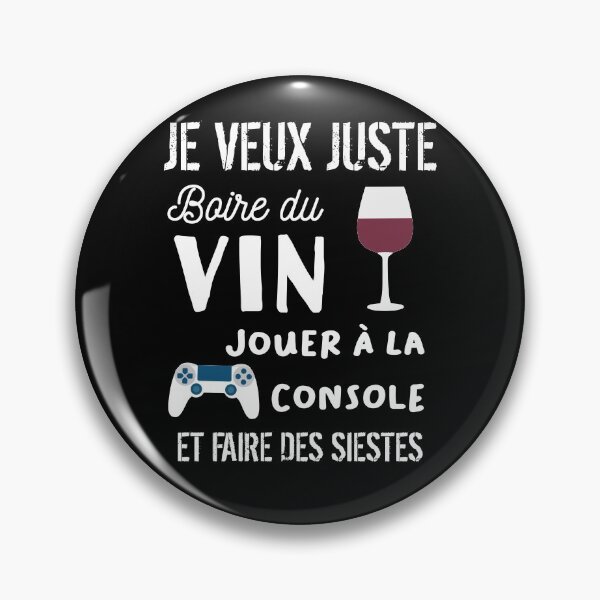 Item preview, i just wanna play the console and drink some wine designed and sold by Catcrea.
