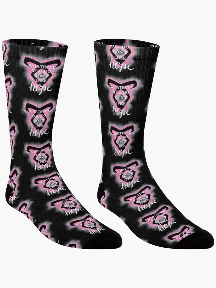Thumbnail 3 of 5, Socks, Shadowhunters Angelic Rune + Quote designed and sold by InkItOut.