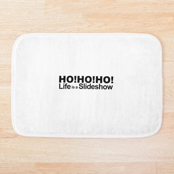 LIFE IS A SLIDESHOW Bath Mat