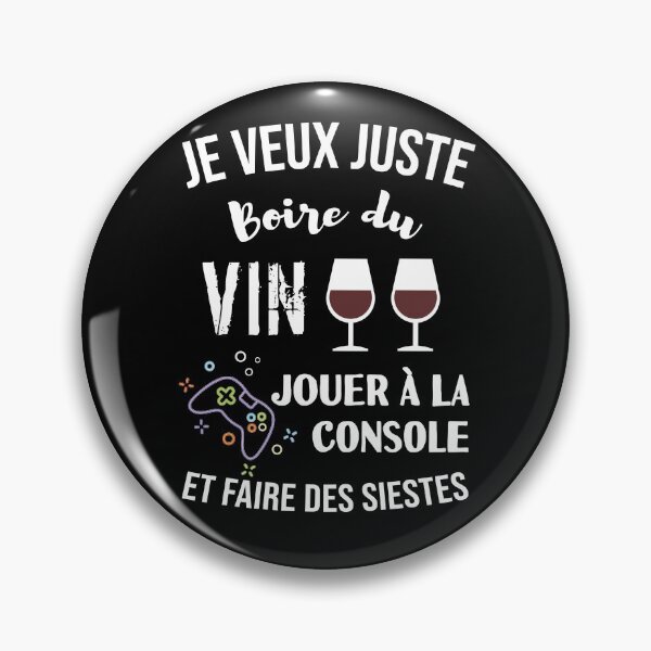Item preview, i just wanna play the console and drink some wine designed and sold by Catcrea.