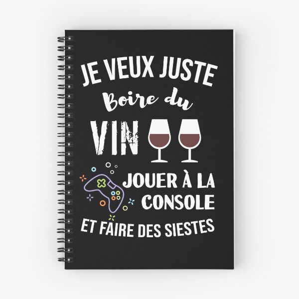 Item preview, i just wanna play the console and drink some wine designed and sold by Catcrea.