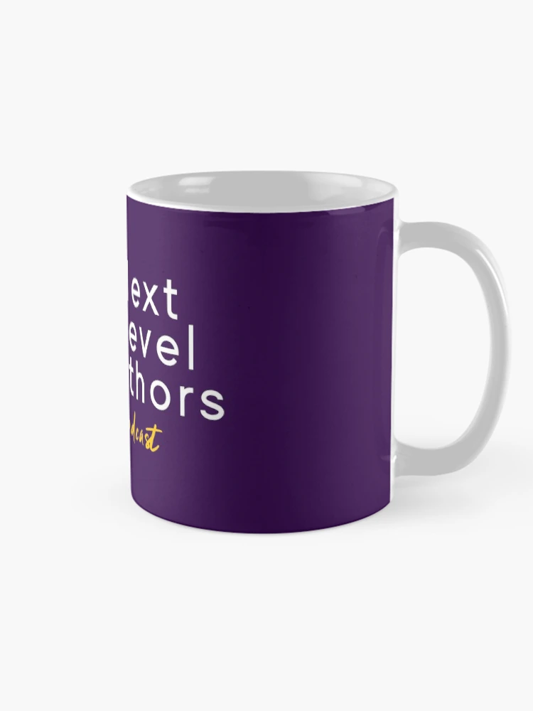 Thumbnail 3 of 6, Coffee Mug, Next Level Authors podcast designed and sold by devilsrockpub.