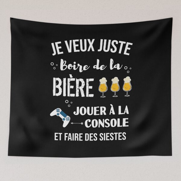 Item preview, i just want to play the console and drink beer designed and sold by Catcrea.