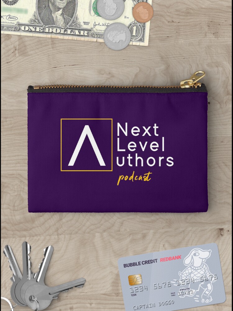 Thumbnail 3 of 4, Zipper Pouch, Next Level Authors podcast designed and sold by devilsrockpub.