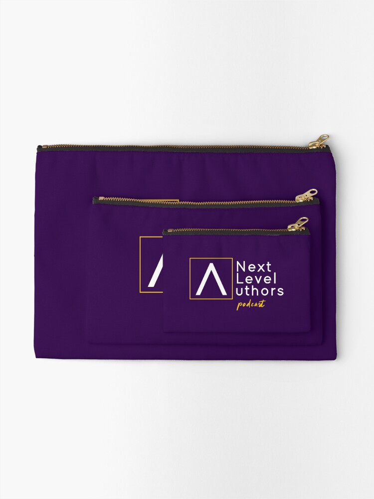 Thumbnail 2 of 4, Zipper Pouch, Next Level Authors podcast designed and sold by devilsrockpub.