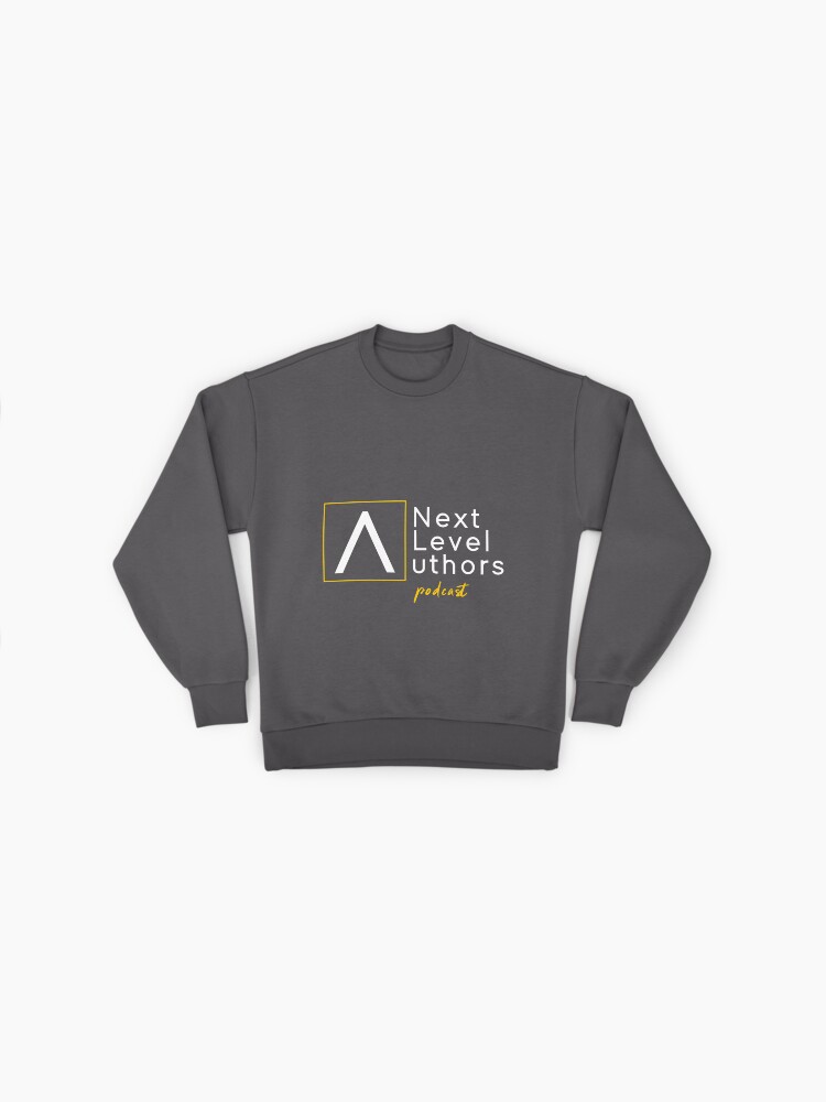 Thumbnail 3 of 6, Premium Oversized Sweatshirt, Next Level Authors podcast designed and sold by devilsrockpub.