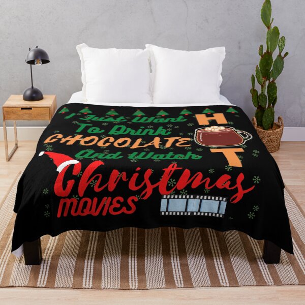 Item preview,  I just want to drink hot chocolate and watch Christmas movies designed and sold by Vibing-Right.