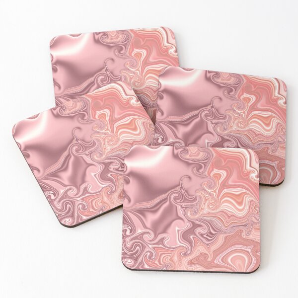 Item preview, Shades of Old Rose Pink Swirl designed and sold by Lucky-Town-Art.