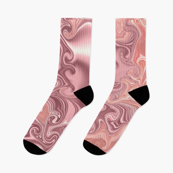 Item preview, Shades of Old Rose Pink Swirl designed and sold by Lucky-Town-Art.