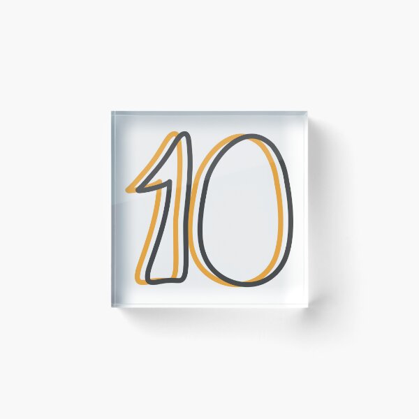 Item preview, Quirky number ten designed and sold by Artsy Corner.