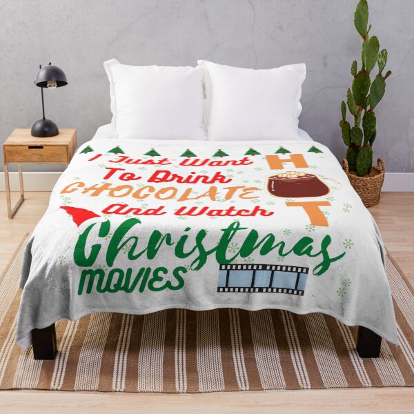 Item preview,  I just want to drink hot chocolate and watch Christmas movies designed and sold by Vibing-Right.