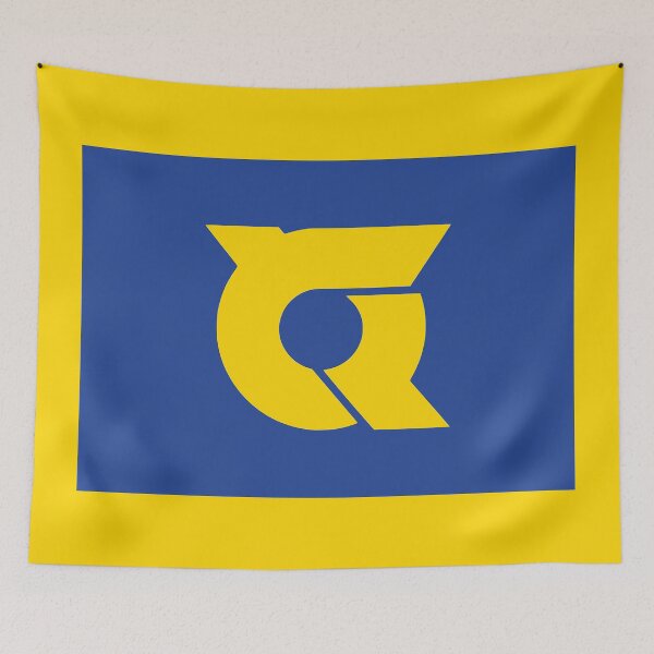 Item preview, Tokushima Prefecture Flag Gifts, Masks, Stickers & Products (GF) designed and sold by mpodger.