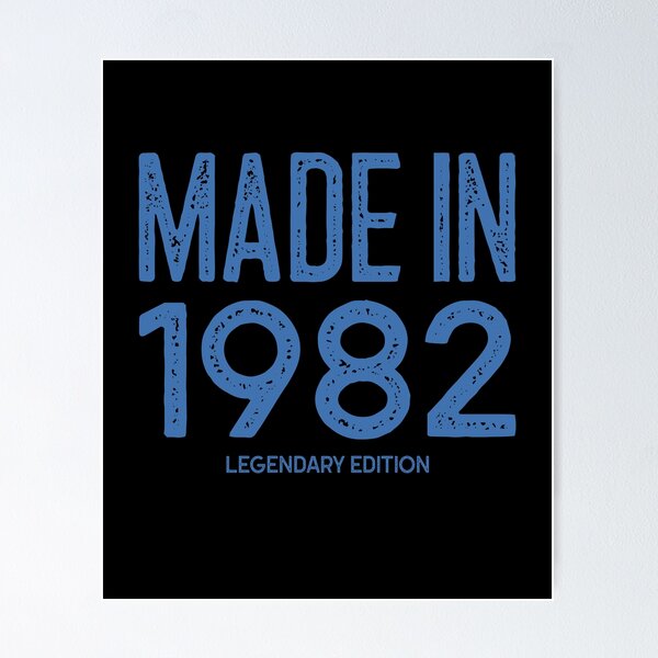 Item preview, Made in 1982 Happy Birthday Funny Gift Idea  designed and sold by Christof  Hall.
