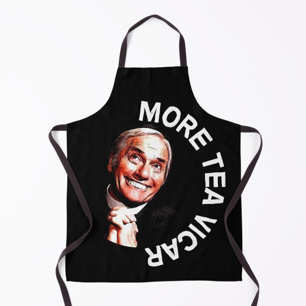 Dick Emery Vicar Nostalgia - Vicaire drôle - Eglise amusante - Cadeaux de pétant de thé - Thé d'amour Tablier