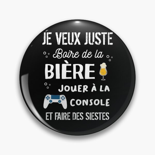 Item preview, i just want to play the console and drink beer designed and sold by Catcrea.
