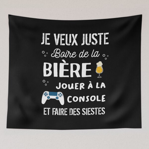 Item preview, i just want to play the console and drink beer designed and sold by Catcrea.