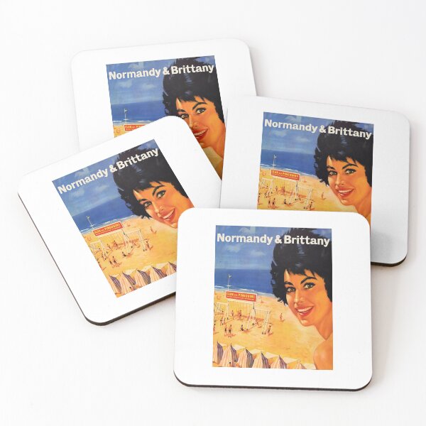 Item preview, retro iconic Normandy and Brittany designed and sold by CorasPosters.