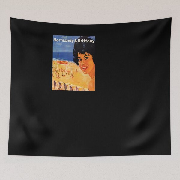 Item preview, retro iconic Normandy and Brittany designed and sold by CorasPosters.