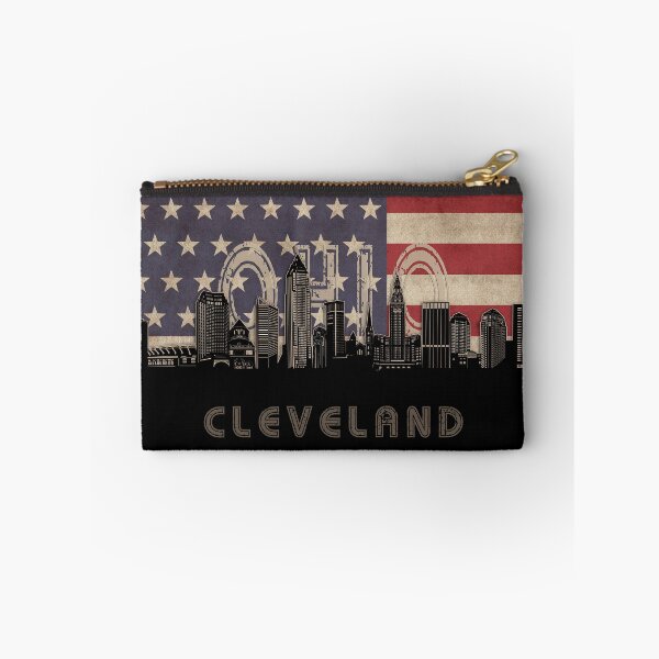 Item preview, cleveland skyline flag designed and sold by BekimART2.