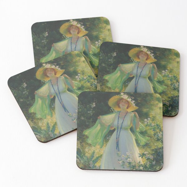 Item preview, Path of Flowers (1919) - Charles Courtney Curran designed and sold by SALON DES ARTS.