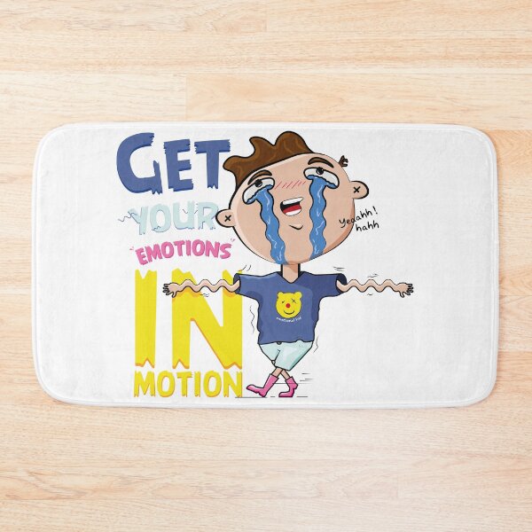 Item preview, Get Your Emotions In Motion funny quote designed and sold by Vibes Meet Shirts.