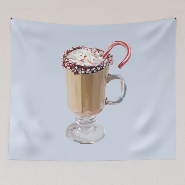 Item preview, Nice cup of hot coco with cream and a candy cane stick  designed and sold by Tana-B.
