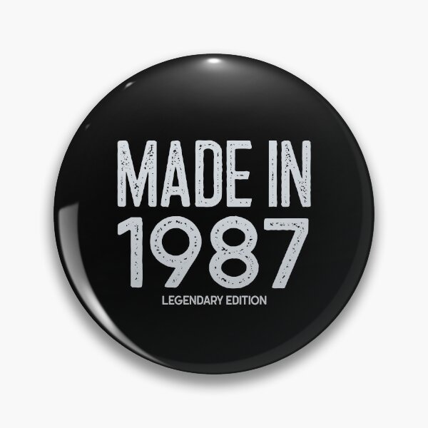 Item preview, Made in 1987 Happy Birthday Funny Gift Idea  designed and sold by Christof  Hall.