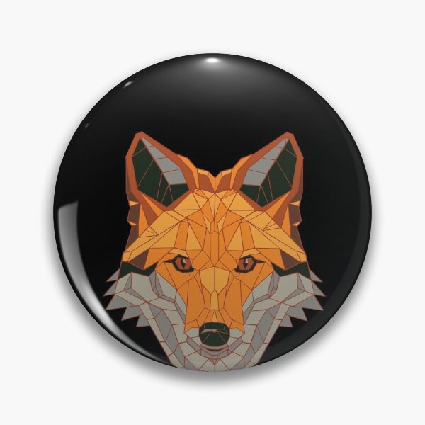 Item preview, Polygon Fox - Patrón geométrico designed and sold by Watersolution.