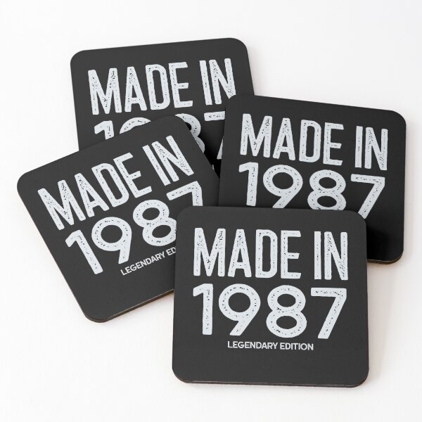 Item preview, Made in 1987 Happy Birthday Funny Gift Idea  designed and sold by Christof  Hall.
