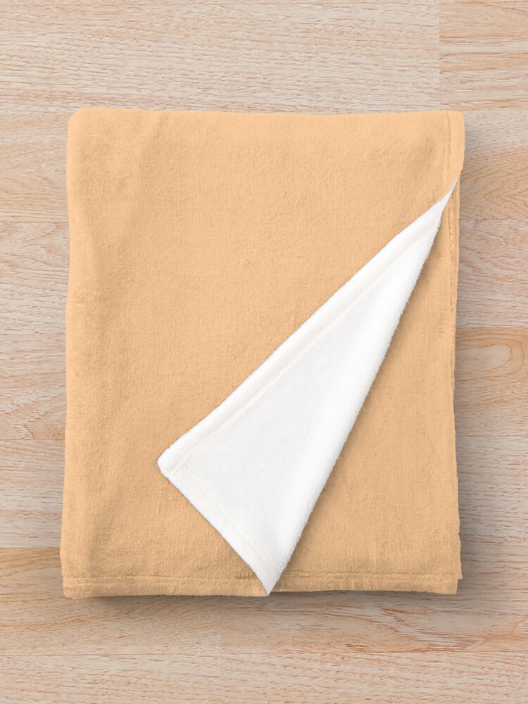 "Soft Blush Peach" Throw Blanket for Sale by koovox Redbubble
