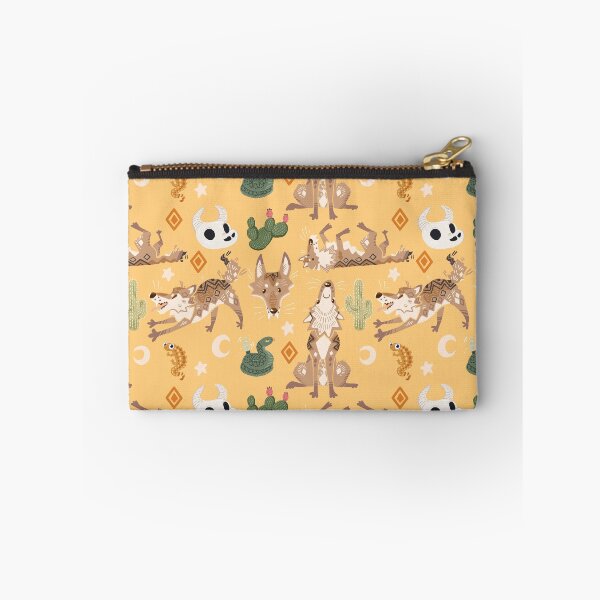 Item preview, Desert Coyote Yote Cactus Pattern designed and sold by CraftyMartenArt.