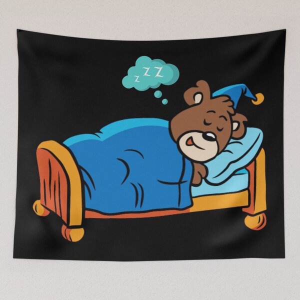 Item preview, Bear Sleeping designed and sold by Cartoon-animals.