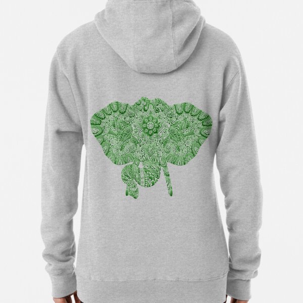 yoga ganesha elephant head design Pullover Hoodie