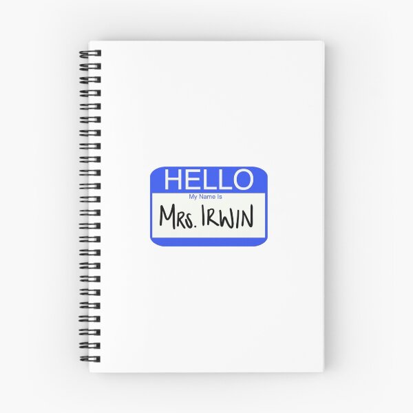 Item preview, Hello My Name is Mrs. Irwin designed and sold by colormeh.
