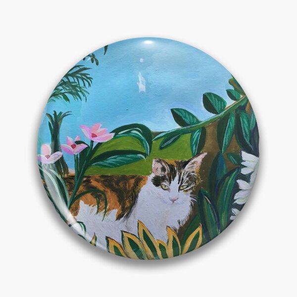 Aperçu de l'œuvre Chat dans la jungle créée et vendue par Bekiwool.