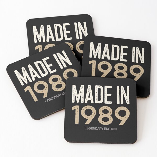 Item preview, Made in 1989 Happy Birthday Funny Gift Idea  designed and sold by Christof  Hall.
