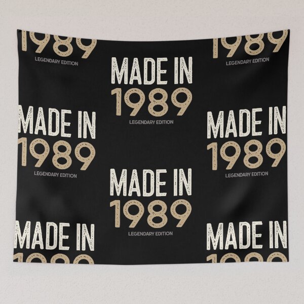 Item preview, Made in 1989 Happy Birthday Funny Gift Idea  designed and sold by Christof  Hall.
